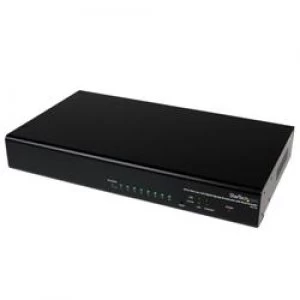 image of StarTech.com 8 Port VGA over Cat5 Digital Signage Broadcaster with RS232 & Audio