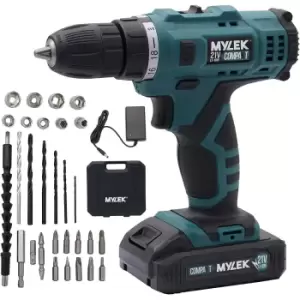Image of MYLEK 21V 29 Piece Drill Kit