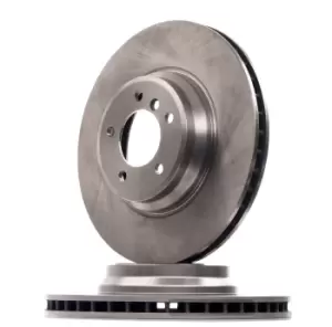 Image of RIDEX Brake disc 82B0366 Brake rotor,Brake discs BMW,3 Touring (E91),3 Limousine (E90),3 Coupe (E92),X1 (E84),3 Cabrio (E93)