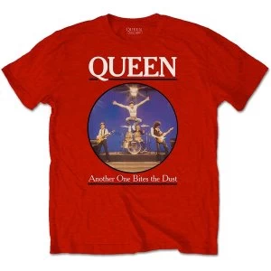 Image of Queen - Another One Bites The Dust Unisex Large T-Shirt - Red