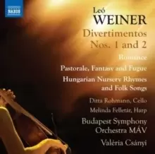 image of Leo Weiner: Divertimentos Nos. 1 and 2/Romance/