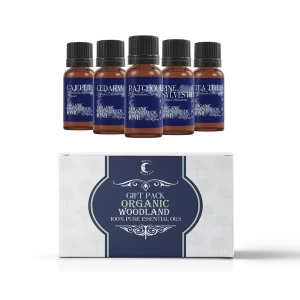 Image of Mystic Moments Organic Woodland Essential Oils Gift Starter Pack