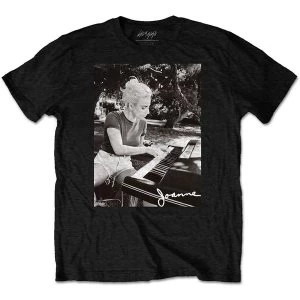 Image of Lady Gaga - Joanne Piano Mens Large T-Shirt - Black