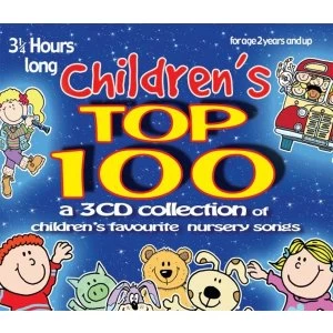 Image of Childrens Top 100 Childrens Favourite Nursery Songs CD-Audio 2014
