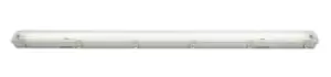 image of RS PRO 58 W Fluorescent Batten Light, 230 V Batten Single Batten, 1 Lamp, Anti-corrosive, 1.56 m Long, IP65