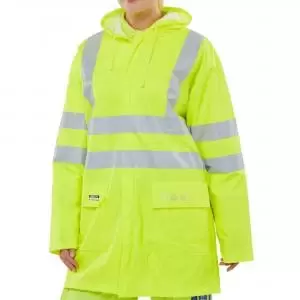 image of Beeswift Fire Retardant Anti-Static Jacket Saturn Yellow 2XL