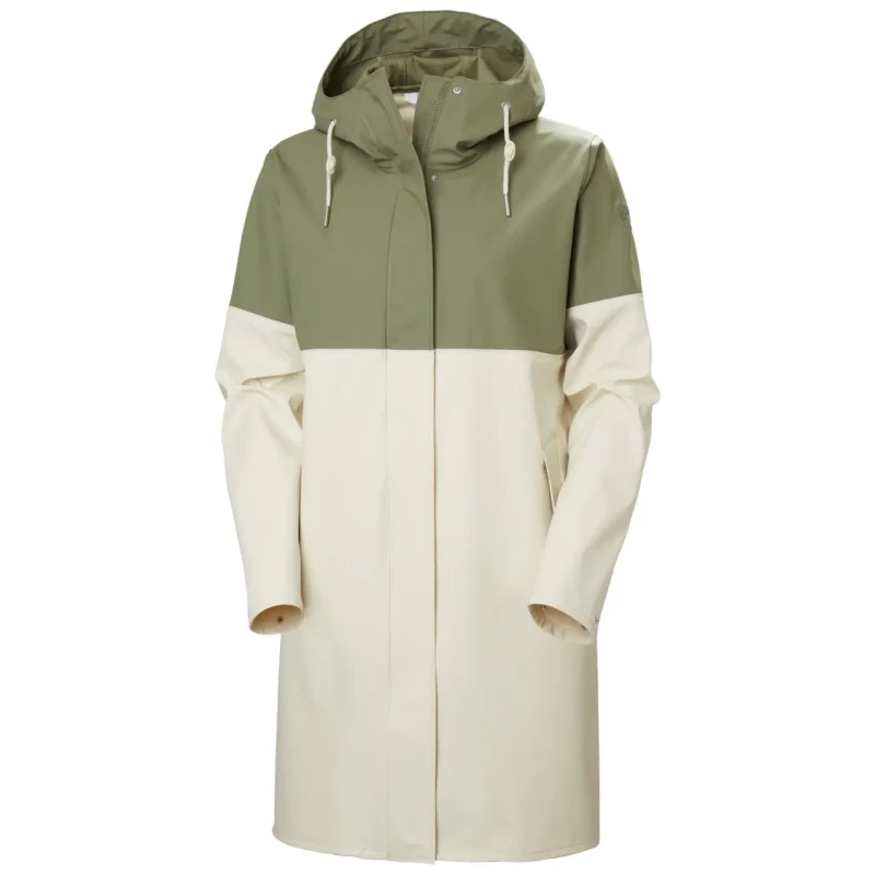 Image of Helly Hansen Raincoat woman Helly Hansen Moss Block Vert Female L