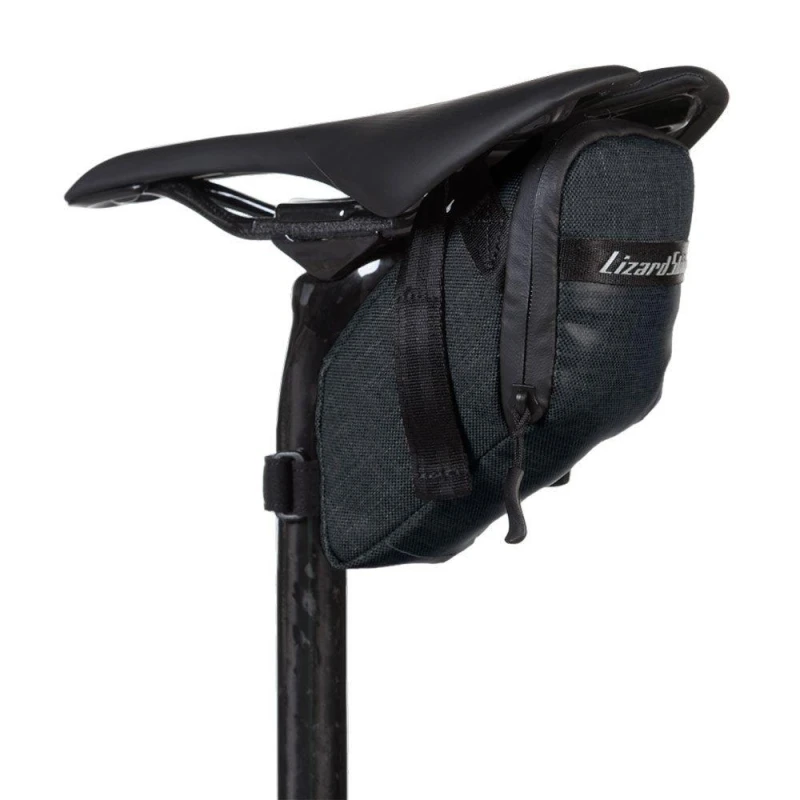 Image of Lizard Skins Super Cache Saddle Bag Jet Black unisex One Size