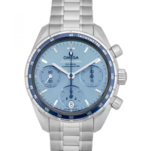 image of Speedmaster 38mm Co-Axial Chronograph 38mm Automatic Blue Dial Steel Unisex Watch