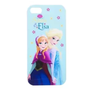 Image of Frozen Anna And Elsa Phone Case (One Size) (Light Blue)