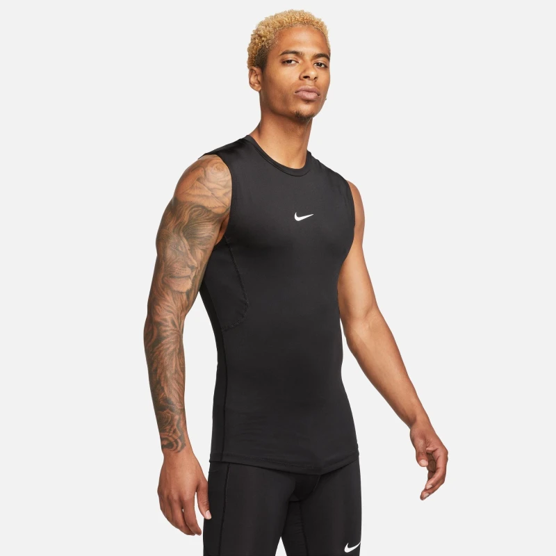 Image of Nike Pro Core Sleeveless Base Layer Mens Black male S