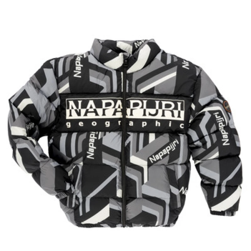 Image of Napapijri PRIMIERO AOP girls's Children's Jacket in Black