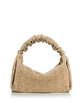 Image of Alexander Wang Scrunchie Small Velour Clutch