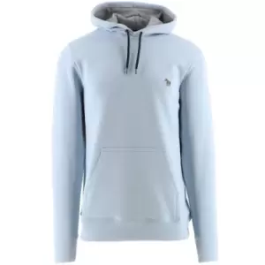 image of Paul Smith Light Blue Regular Fit Zebra Logo Hoodie