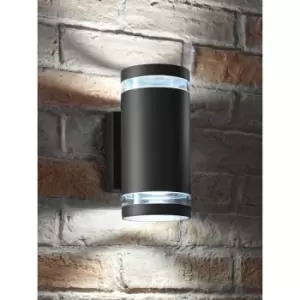 image of Auraglow - Double Up & Down Wide Pillar Wall Light - ASTRA - Cool White