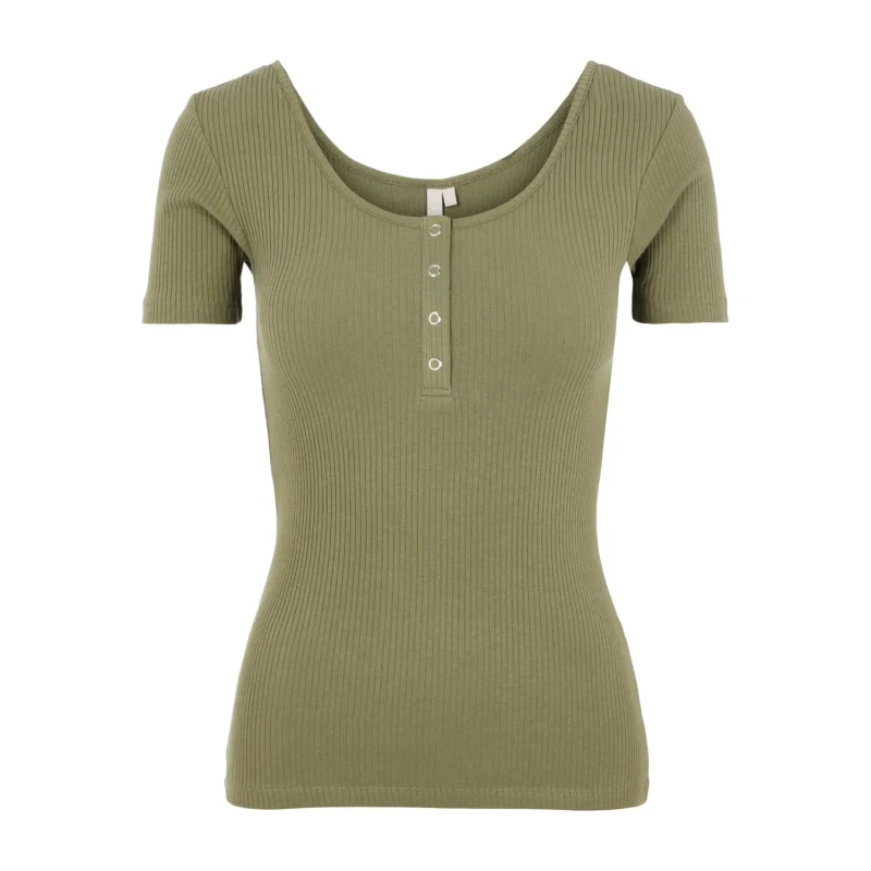 Image of Pieces Womens T-Shirt Pieces Kitte Vert Female XS