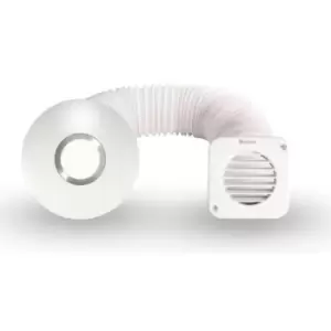 Image of Xpelair Simply Silent SSISFC 4"/100mm Illumi Shower Fan Kit - 93087AW