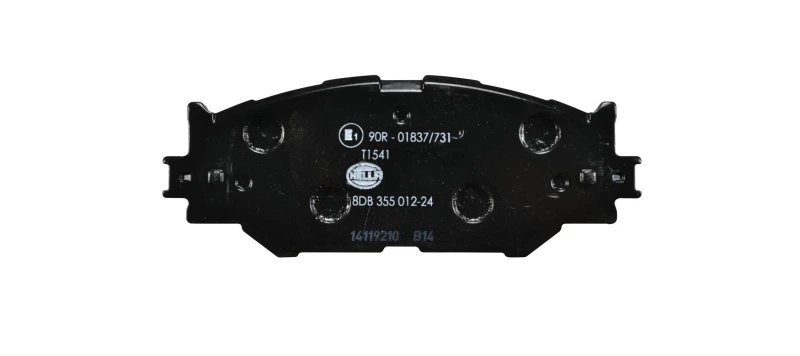 Image of HELLA Brake pad set HELLA 8DB 355 012-241