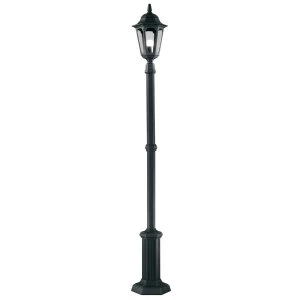 Image of 1 Light Outdoor Lamp Post Black IP44, E27