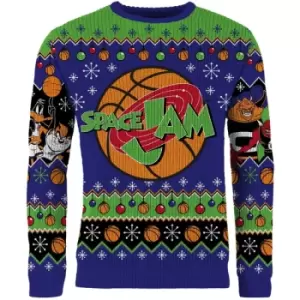 image of Space Jam Christmas Jumper (Size L)