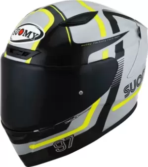 Suomy Track-1 Ninety Seven Helmet, grey-yellow Size M grey-yellow, Size M