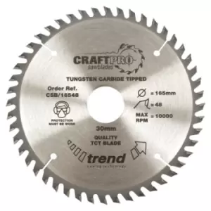 Image of Trend CRAFTPRO Wood Cutting Saw Blade 184mm 40T 20mm