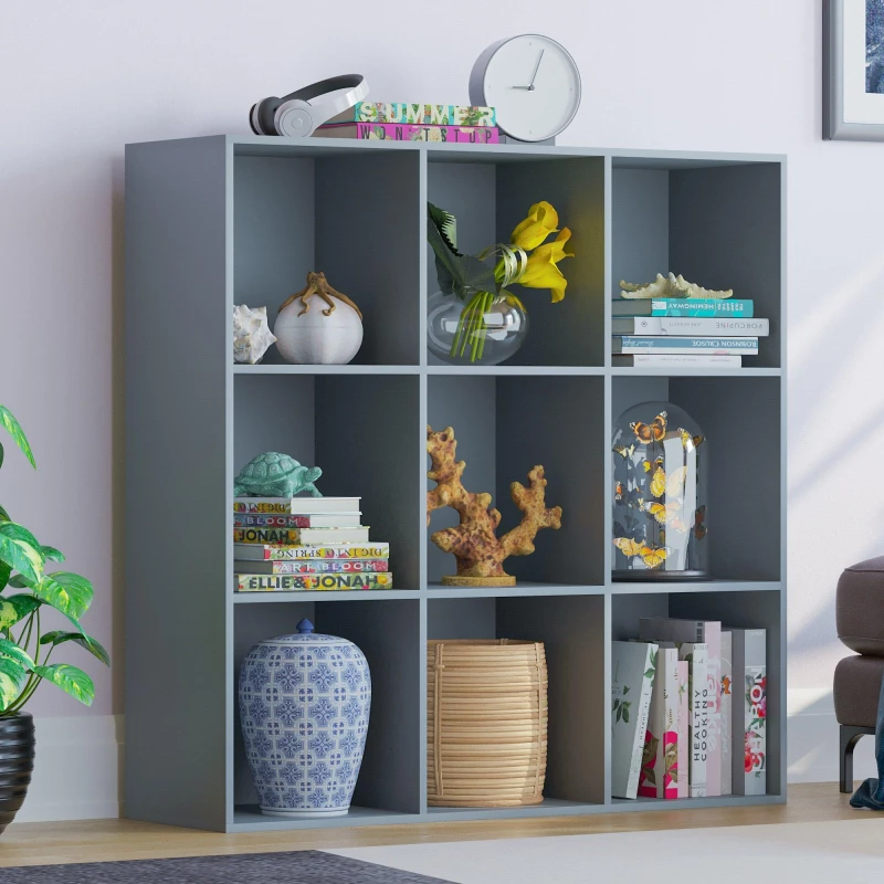 Image of Lassic Vida Designs Durham 3x3 Cube Storage Unit Grey unisex 3x3