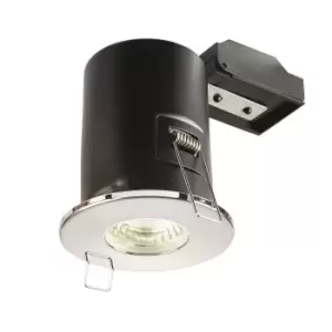 image of Collingwood Fixed IP65 Fire-Rated PAR16 LED GU10 Downlight Chrome - CWFRC006