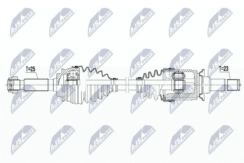 Image of NTY Drive shaft NTY NPW-CH-050