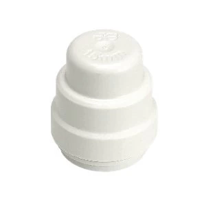 Image of John Guest Speedfit PSE4622W Stop End Cap - 22mm Pack of 5