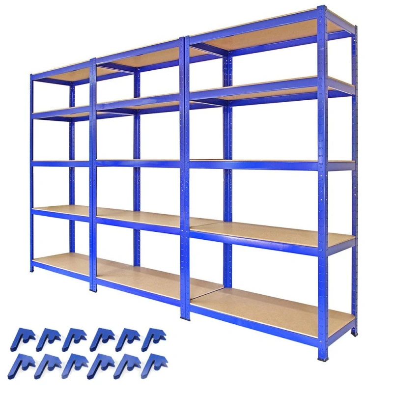 Image of MONSTER RACKING Monster Shop - 3 x T-Rax Heavy Duty Racking Units 90cm Garage Shed Greenhouse 5055986125587