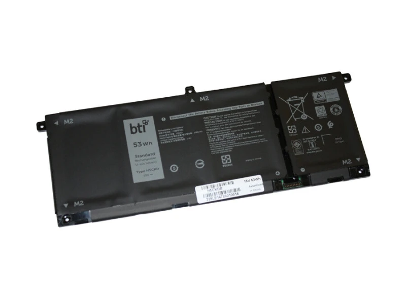 Image of BTI BTI 53Wh 4 cell 0TXD03 compatible battery for DELL INSPIRON 7506 2-IN-1 SILVER INSPIRON 7500 2-IN-1 SILVER INSPIRON 7306 2-IN-1 SILVER H5CKD-BTI