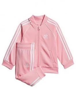 Image of Boys, adidas Originals SST Tracksuit - Pink, Size 9-12 Months