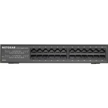 image of 24 Port Gigabit Ethernet Unmanaged Desktoprackmount Switch