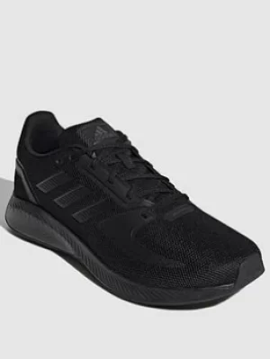 Image of adidas Runfalcon 2.0, Triple Black, Size 6, Men