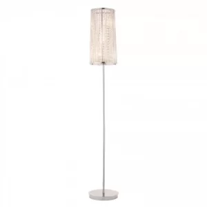 image of 3 Light Floor Lamp Chrome, Crystal (K5) Detail, G9