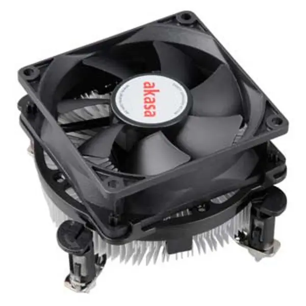Image of Akasa Akasa Dual socket value cooler Processor 8cm Black AK-CCE-7102EP