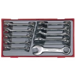 Image of Teng TT6010M Metric Midget Combination Spanner Set, 10 Piece