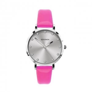 image of Sekonda Silver And Pink Fashion Watch - 40012