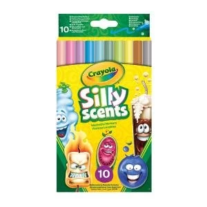 image of Crayola Silly Scents Scented Markers Fine Assorted Pack of 60