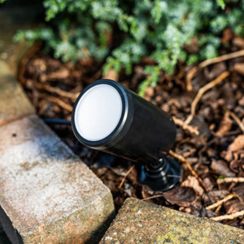 Image of ValueLights 3 Pack Smart Spot Lights Ground Spikes IP65 Colour Changing With App Control Multi