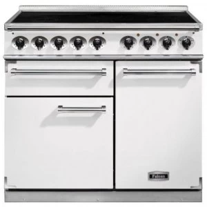 image of Falcon F1000DXEIWH-N 100150 100cm Deluxe Induction Range Cooker - White