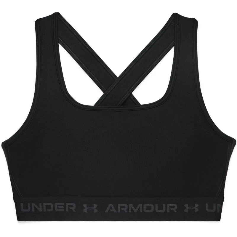 Image of Under Armour Crossback Mid Sports Bra Women Black C001 XL