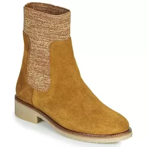Image of Bensimon BOOTS CHAUSSETTE womens Mid Boots in Brown,5.5,6.5,7