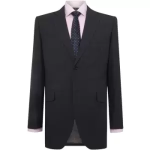 Image of Howick Tailored Delaware SB2 suit jacket with notch lapel - Grey