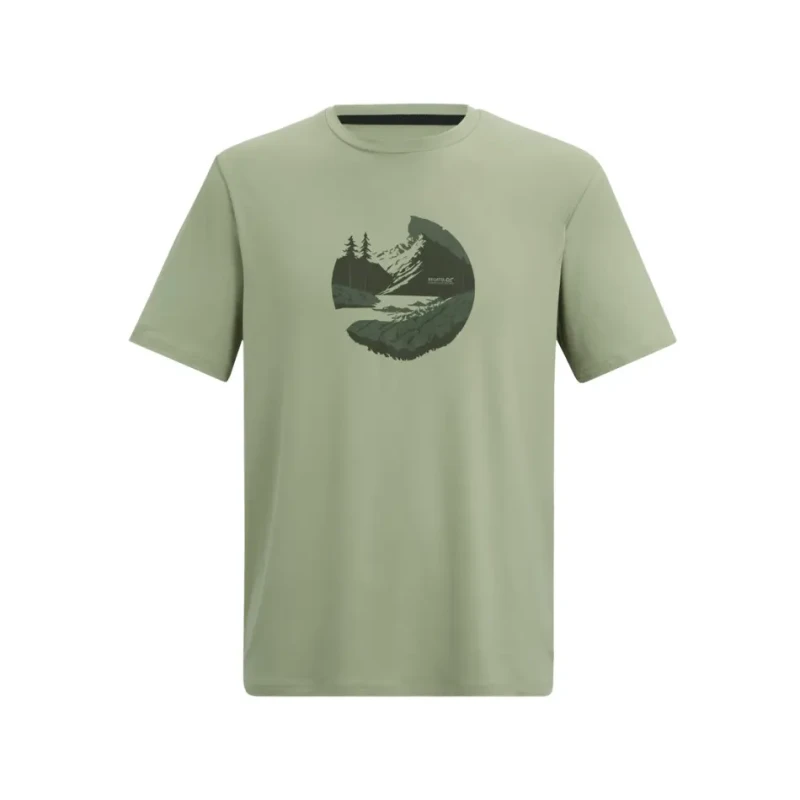 Image of T-Shirt Regatta Fingal Stretch Vert Male M
