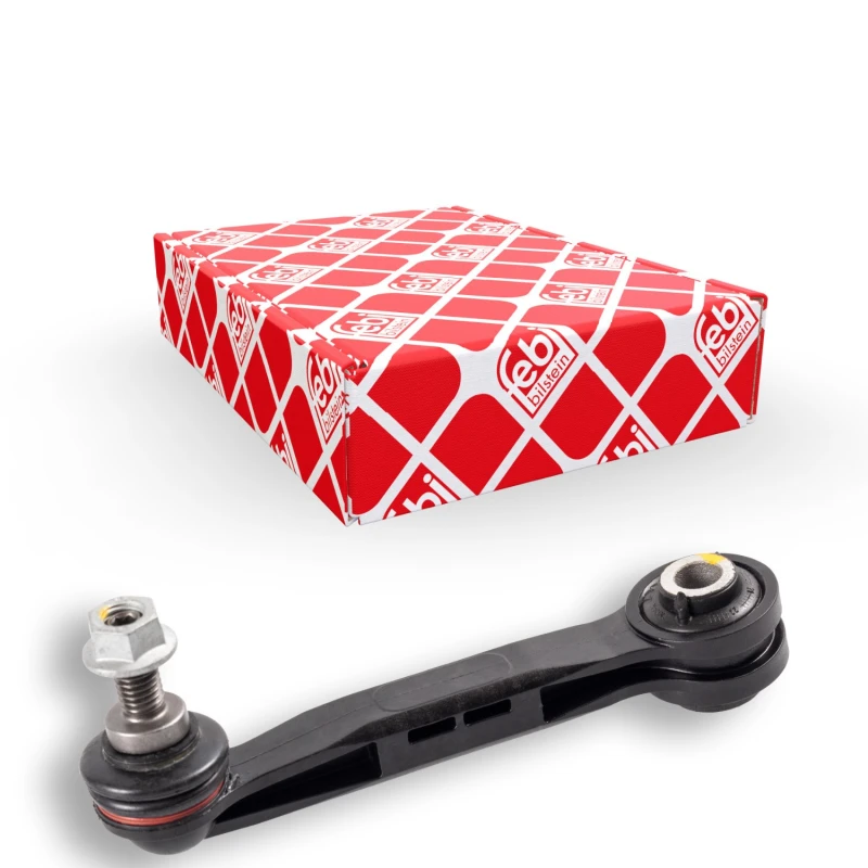 Image of FEBI BILSTEIN 43790 Anti-roll bar link Rear Axle Right Metal Link Stabiliser (3229)
