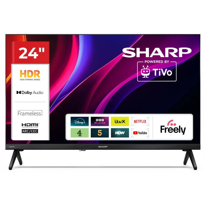 Image of Sharp 24" 1T-C24HE2245KB Smart HD TV