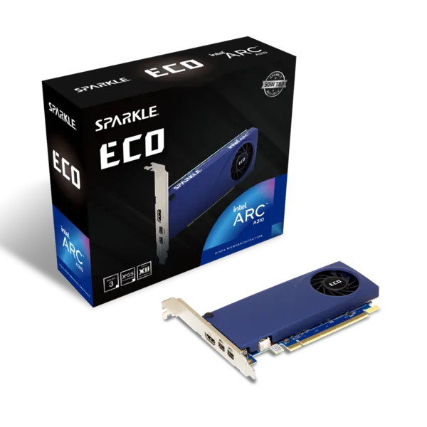 image of Sparkle Intel ARC A310 ECO Edition 4GB GDDR6 Graphics Card