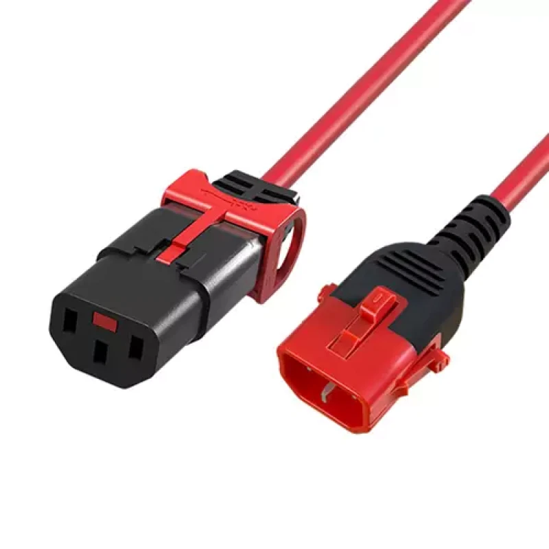 Image of Scolm 1.5M C14-C13 D-Lck Rd PVC 1.0MM